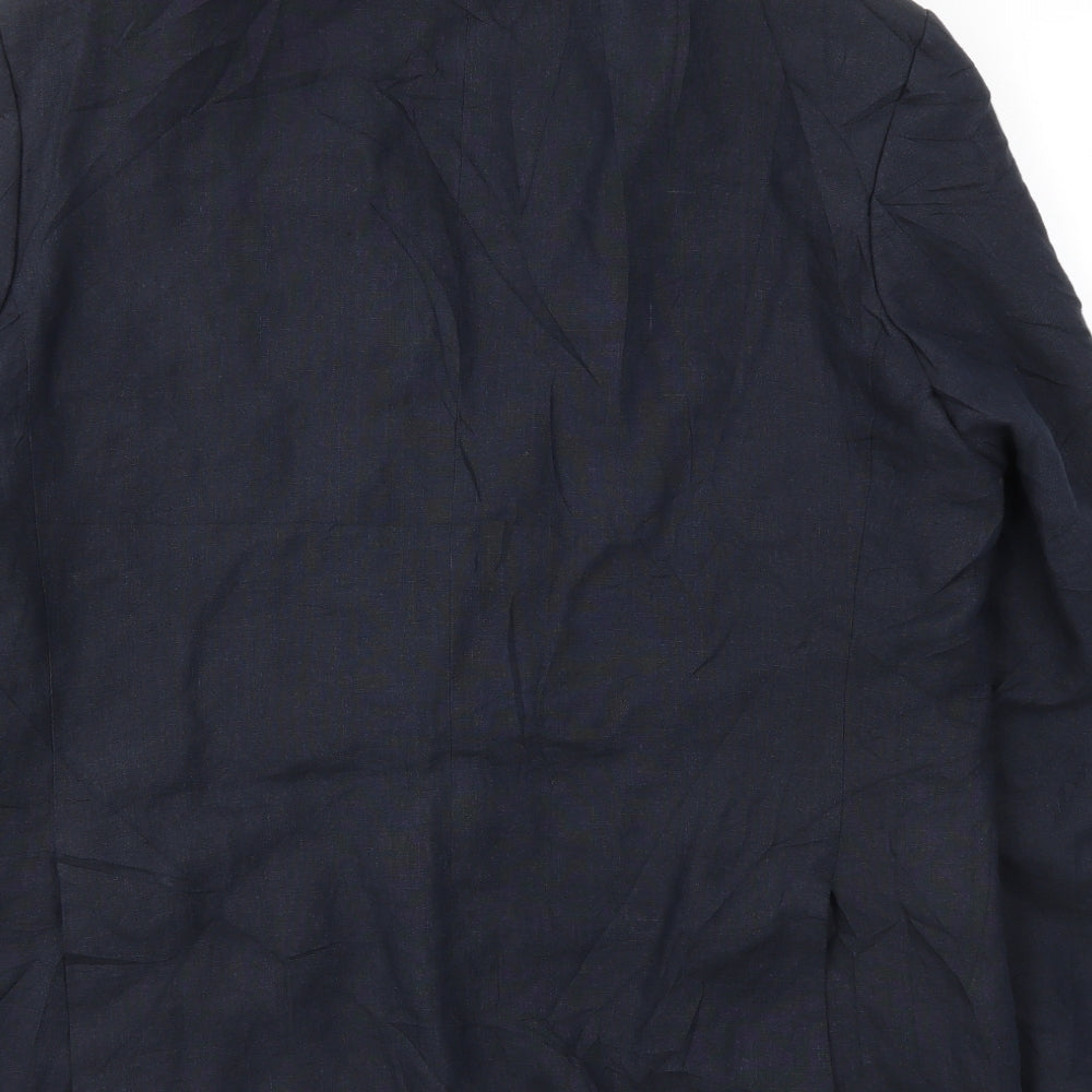 M&S Mens Blue Jacket Blazer Size 42
