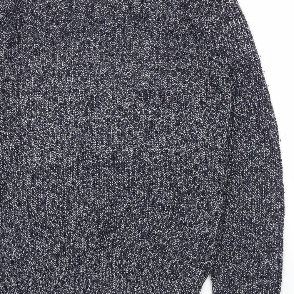 Cedar Wood State Mens Blue Pullover Sweatshirt Size S