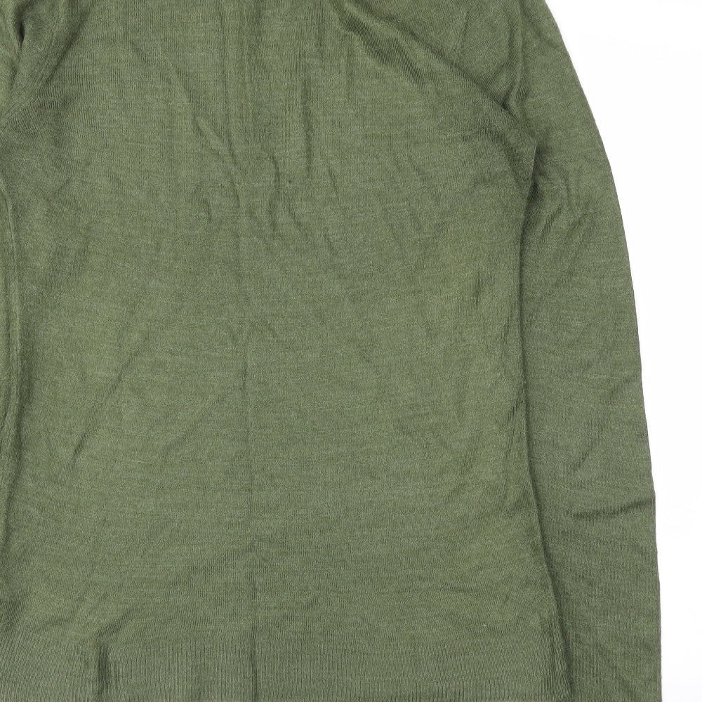 Cedar Wood State Mens Green Pullover Sweatshirt Size S