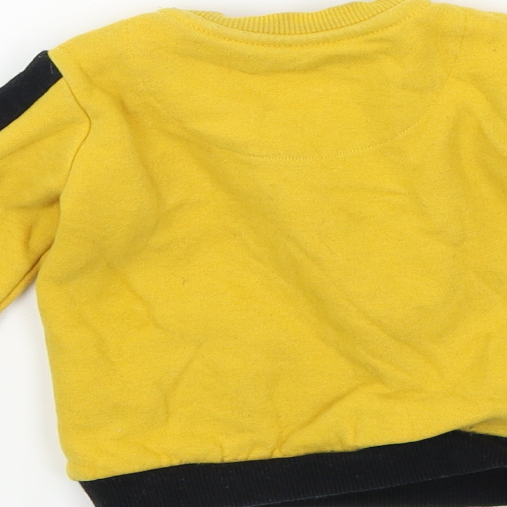 FRED&FLO Baby Yellow Pullover Jumper Size 3-6 Months
