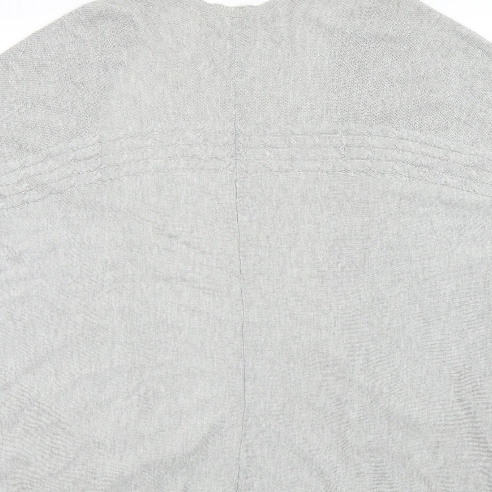 TU Womens Grey Wrap Jumper Size M