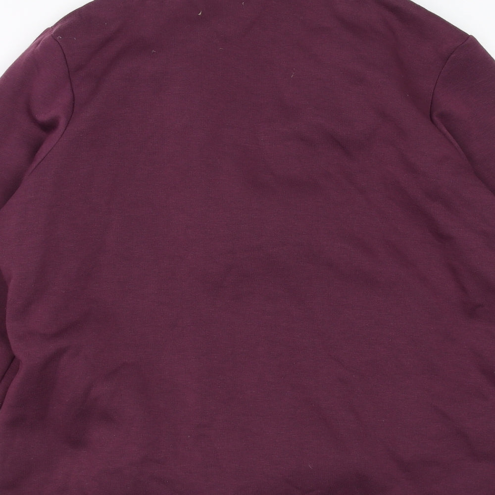 Damart Womens Purple Cardigan Jumper Size 14