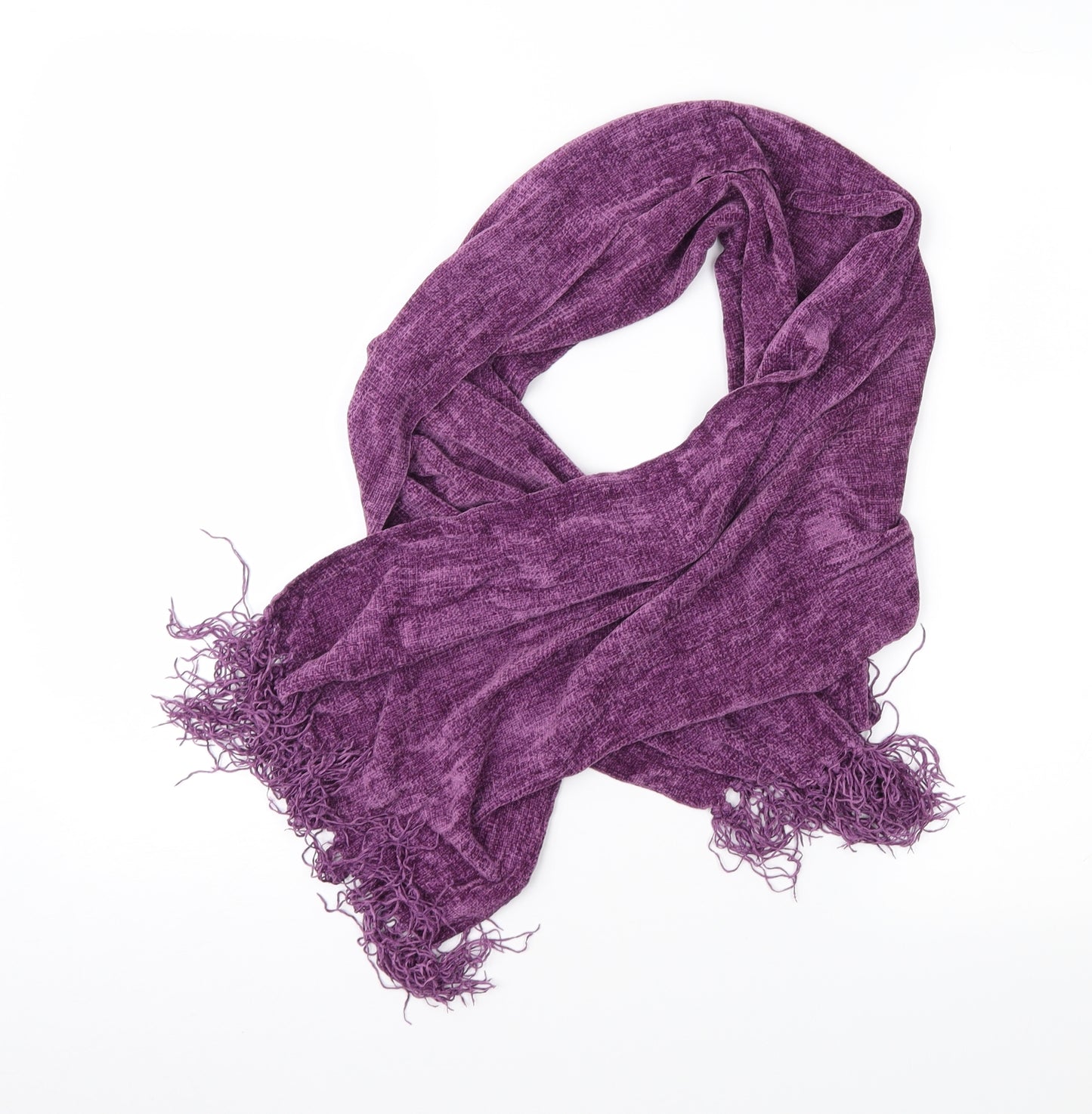 Preworn Womens Purple Scarf