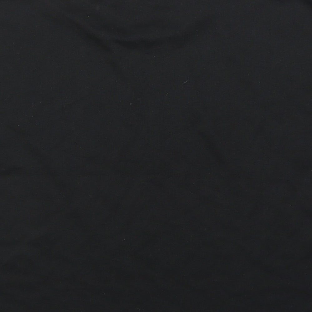 Femme Luxe Womens Black Basic Blouse Size M