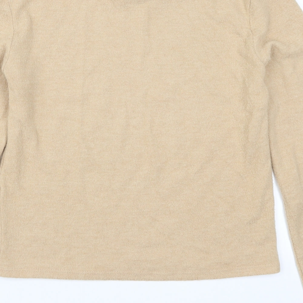 Zara Womens Beige Pullover Jumper Size L