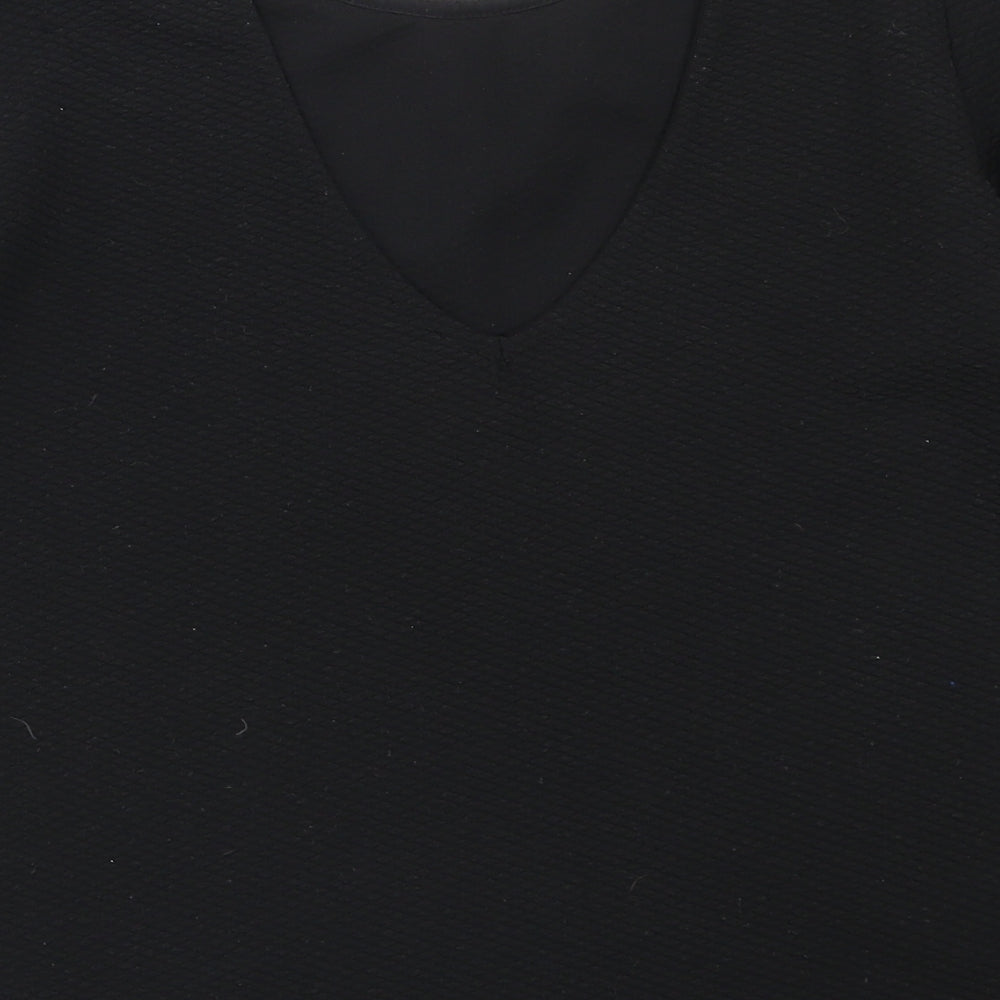 ASOS Womens Black Basic T-Shirt Size 10