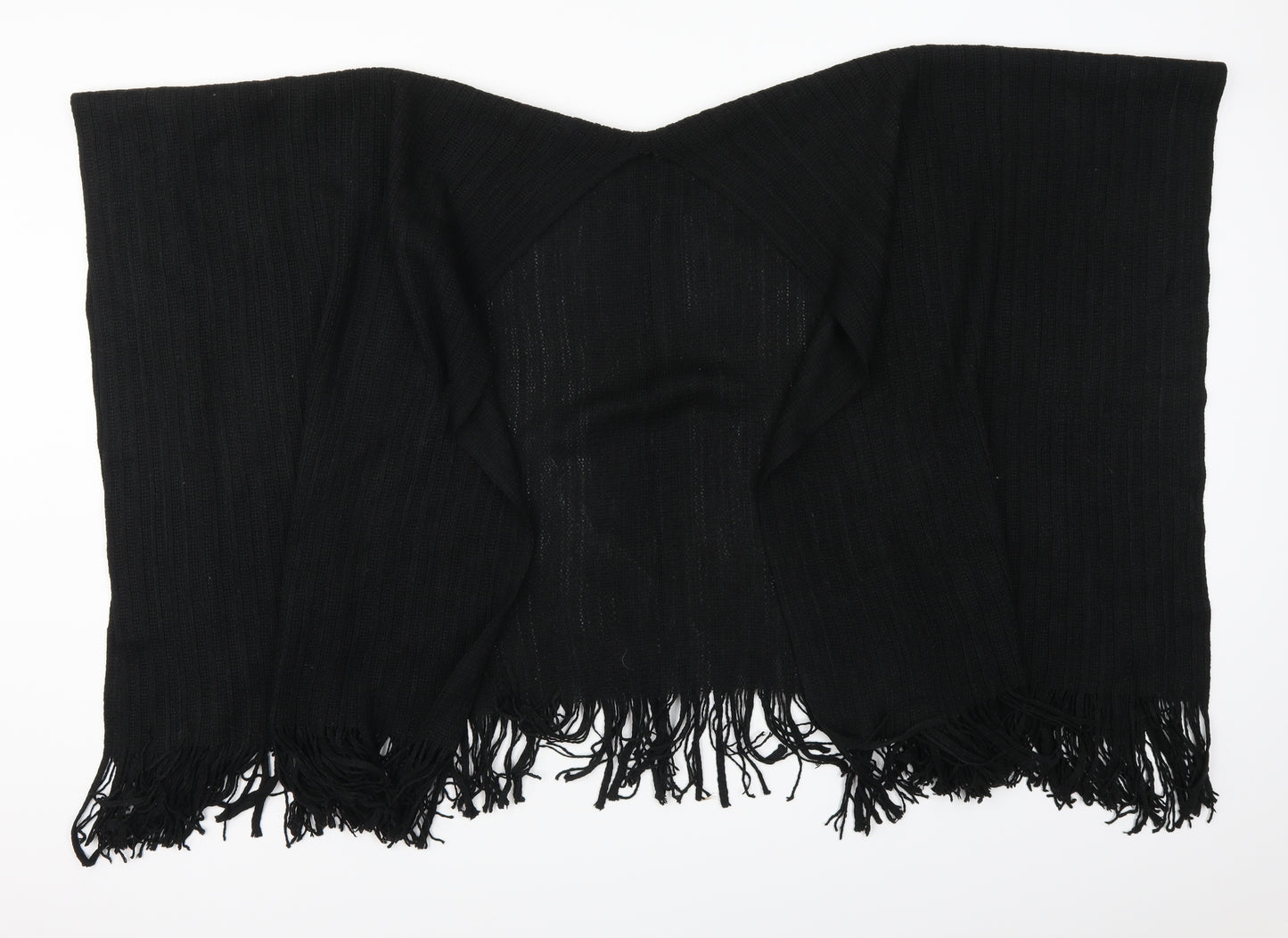 Preworn Womens Black Shawl/Wrap