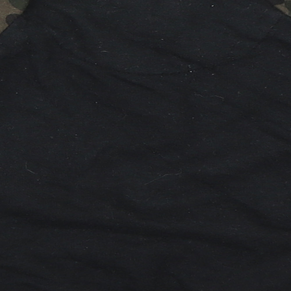 Fred & Flo Boys Black Pullover Jumper Size 6-9 Months