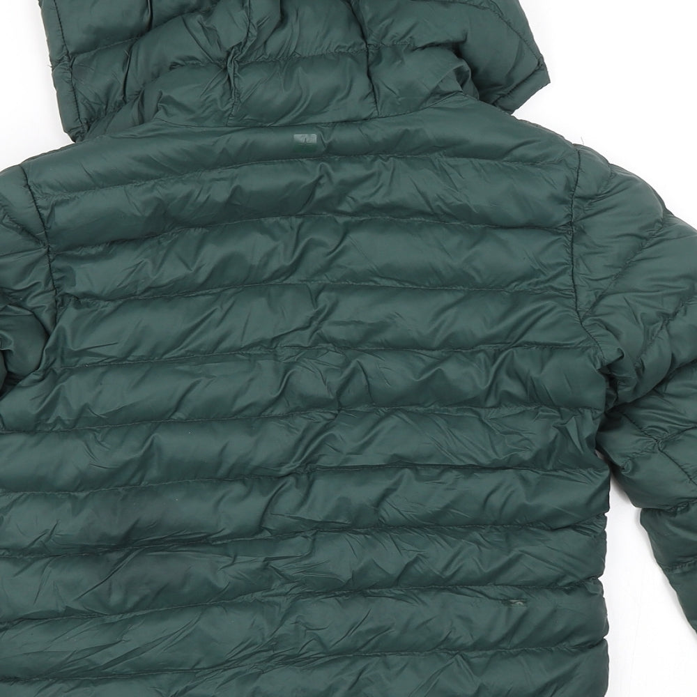 Mountain Warehouse Boys Green Puffer Jacket Coat Size 7-8 Years