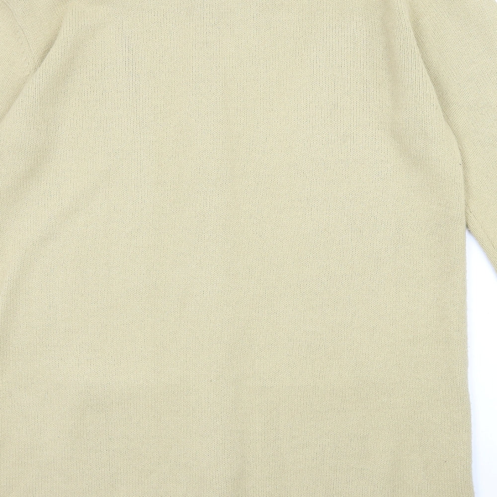 J.Frazer Womens Beige Knit Cardigan Jumper Size 14