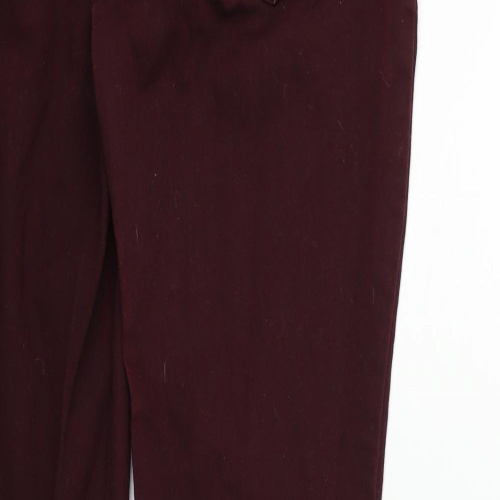 YESYES Womens Red Skinny Jeans Size 12 L30 in