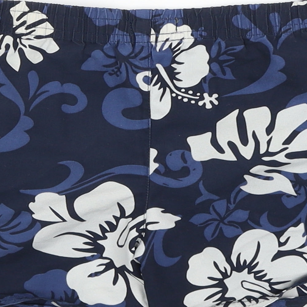 In Extenso Boys Blue Floral Utility Shorts Size 5 Years - Swim
