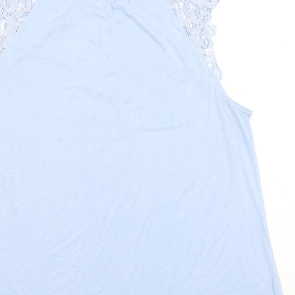 H&M Womens Blue Basic Tank Size L
