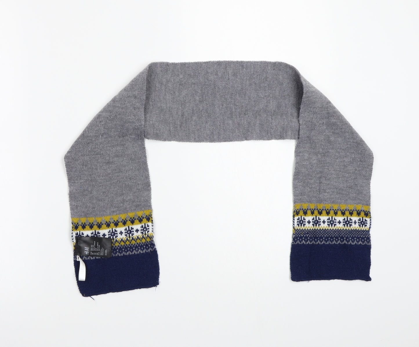 H&M Boys Grey Scarf One Size