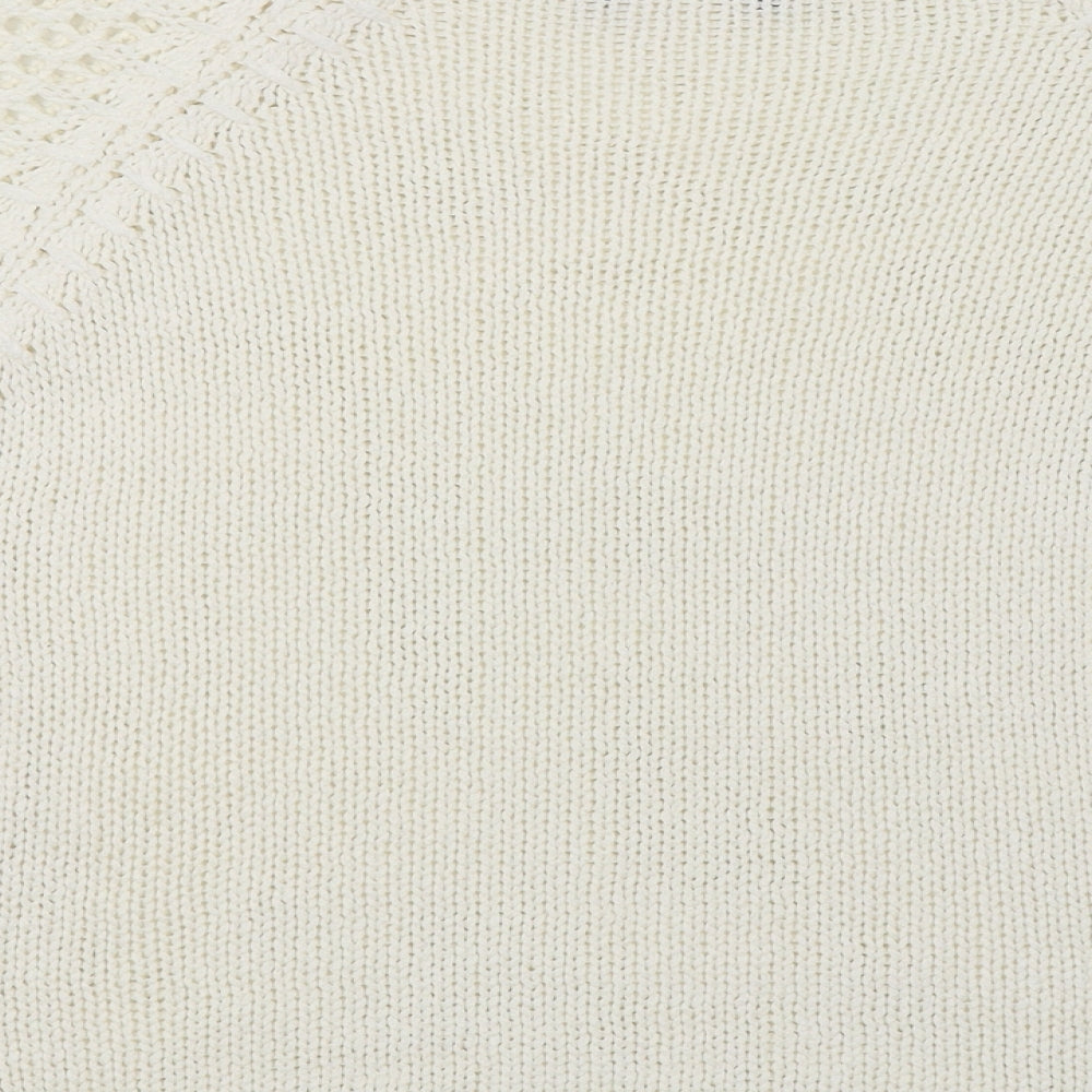 Preworn Womens Ivory Knit Pullover Jumper Size S