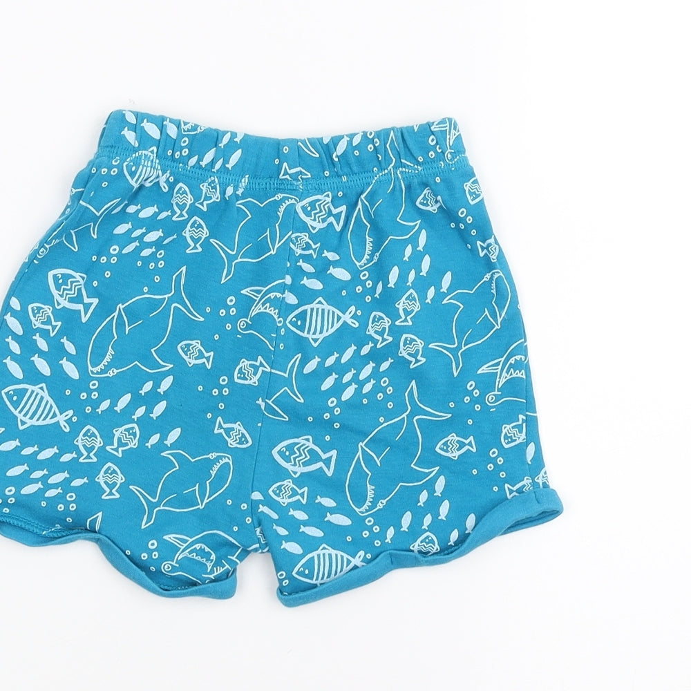 George Baby Blue Cropped Trousers Size 24 Months
