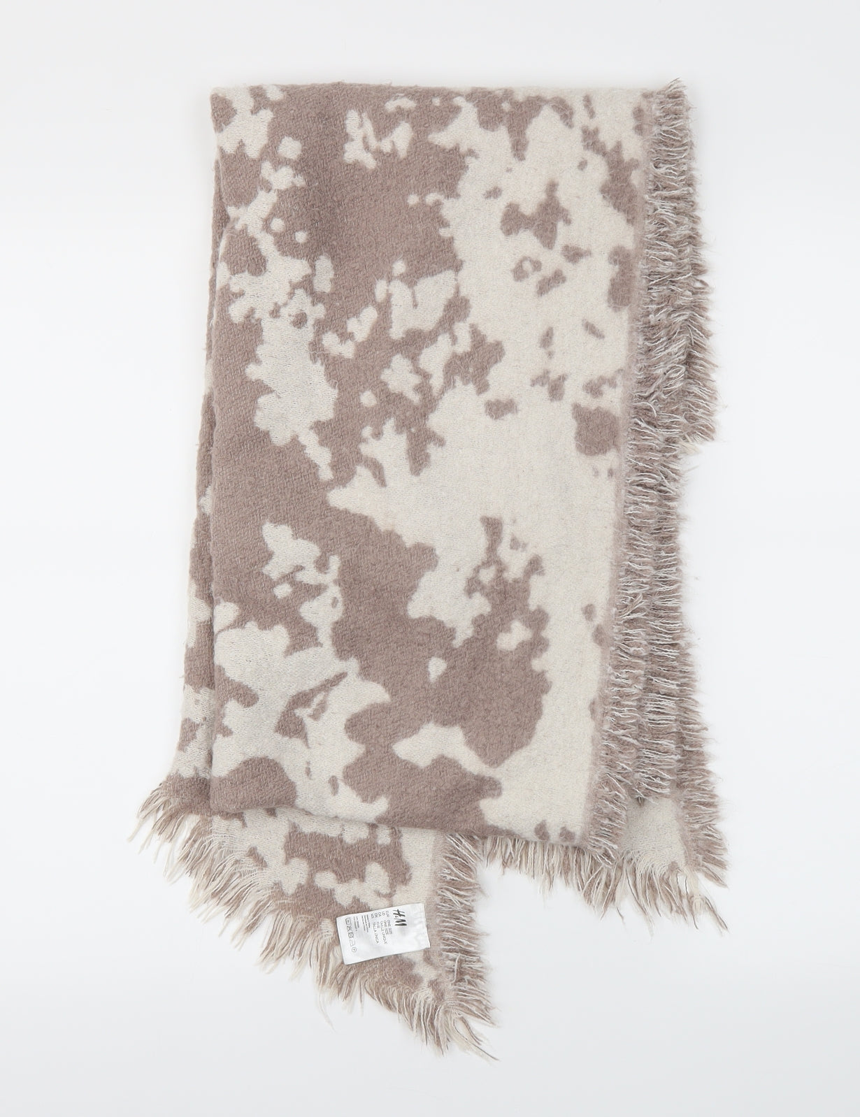 H&M Womens Brown Animal Print Scarf