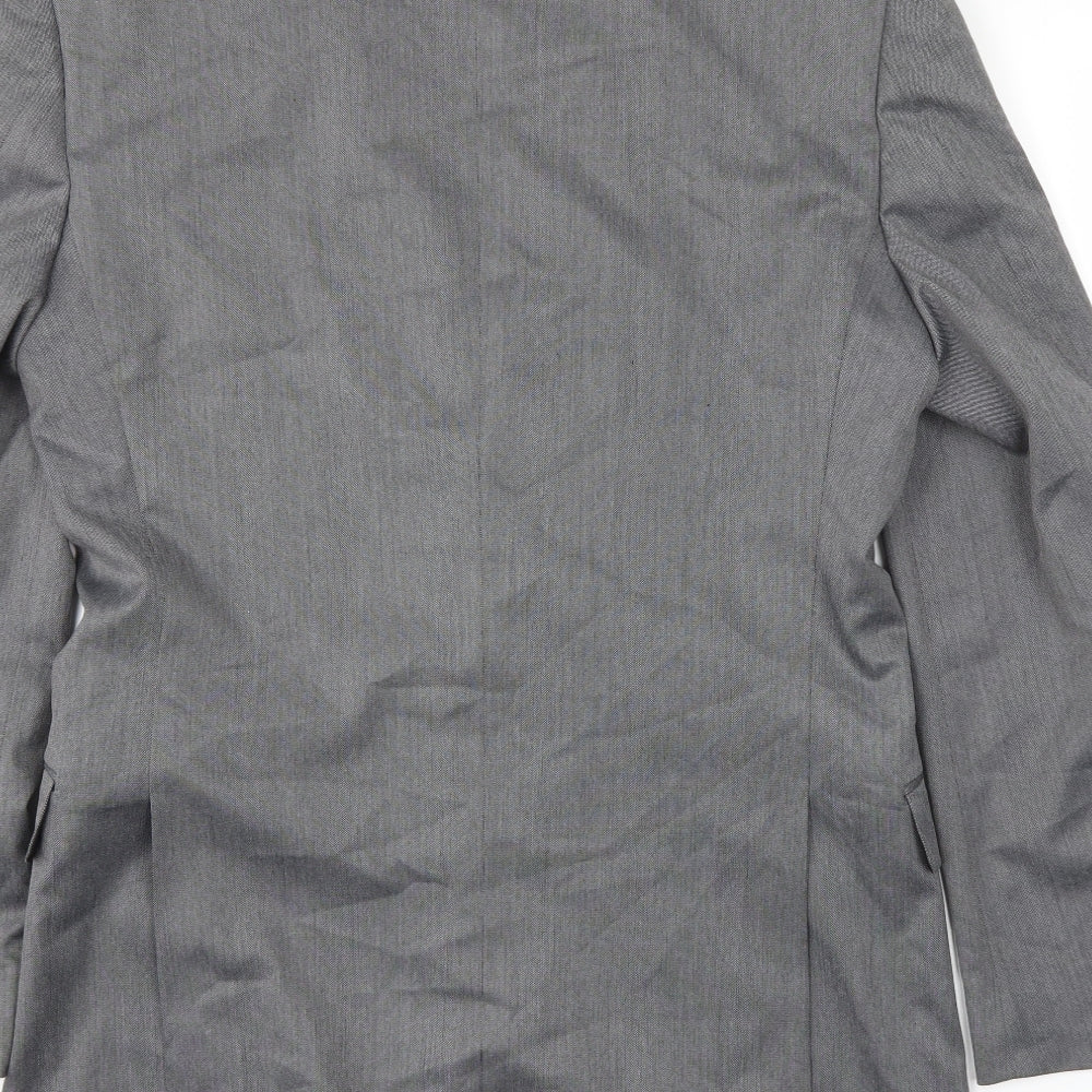 Marc Ecko Mens Grey Jacket Blazer Size L