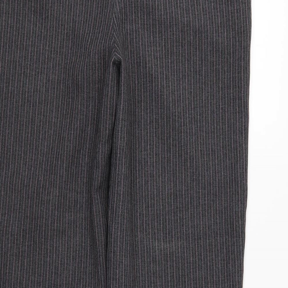 Preworn Womens Purple Striped Bloomer Trousers Size 34 L31 in