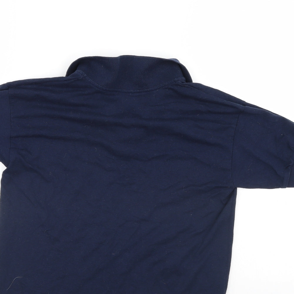 Gildan Boys Blue Basic Polo