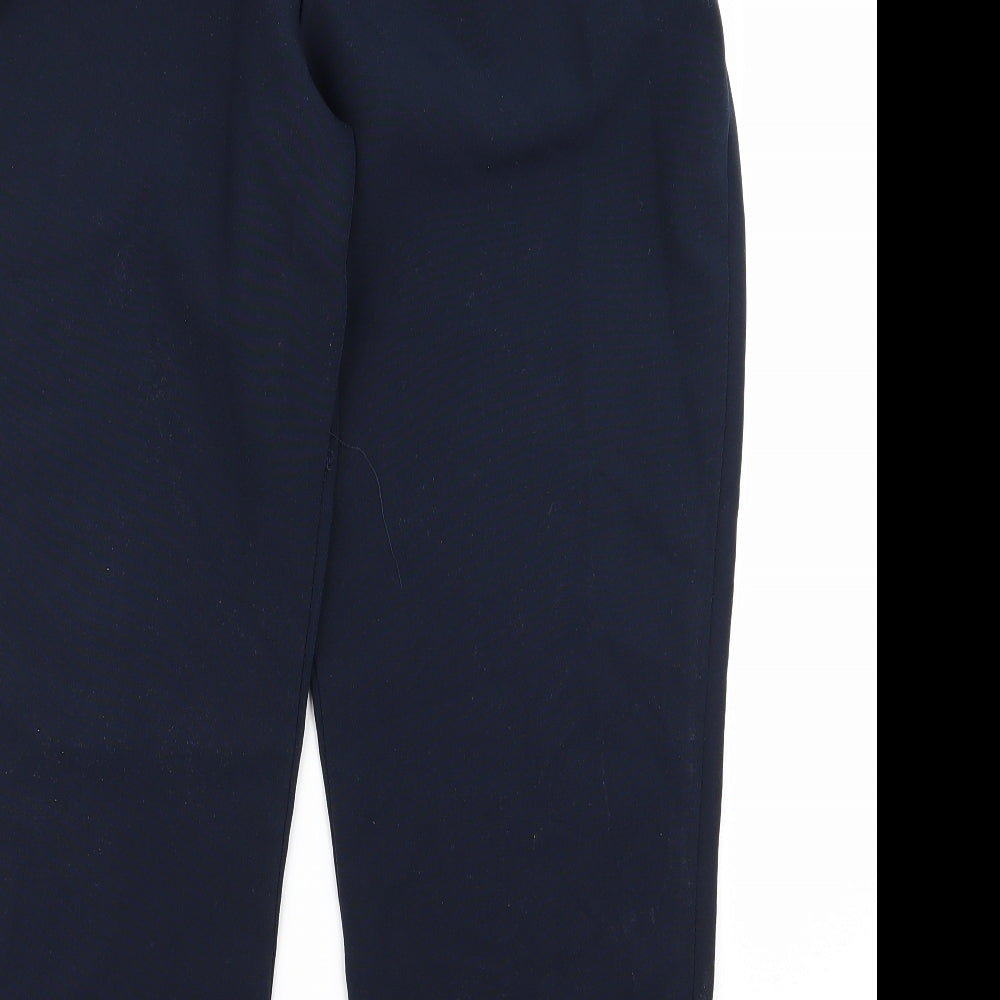 Preworn Womens Black Trousers Size 18 L24 in