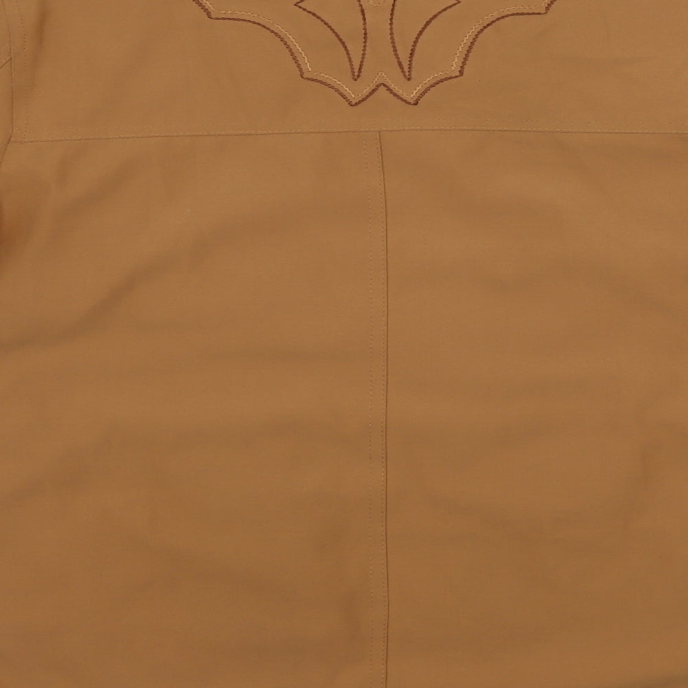 Gelco Womens Brown Gilet Coat Size 10