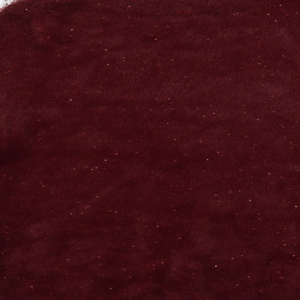 TU Womens Red Pullover Jumper Size 14