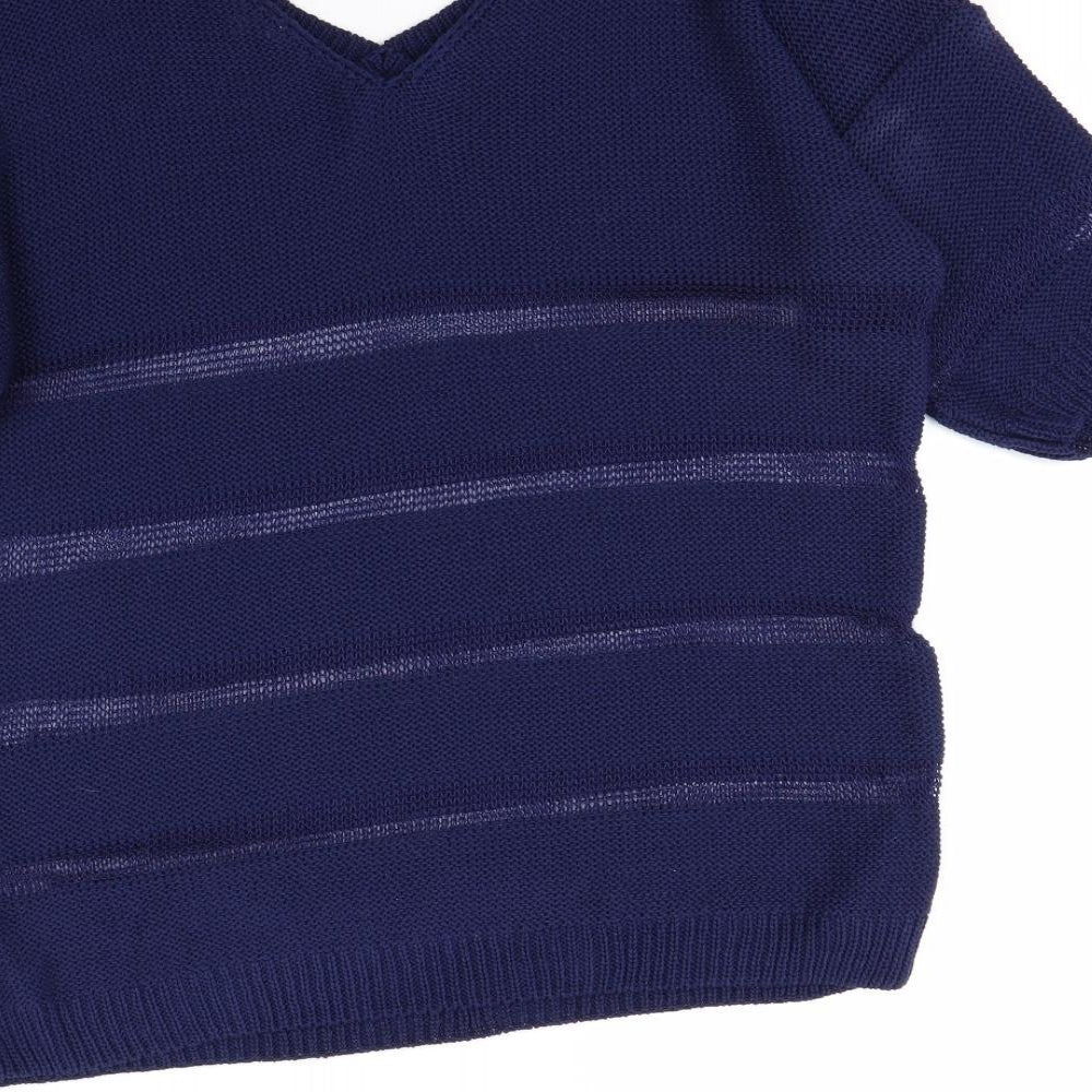 River Island Womens Blue Pullover Jumper Size 10