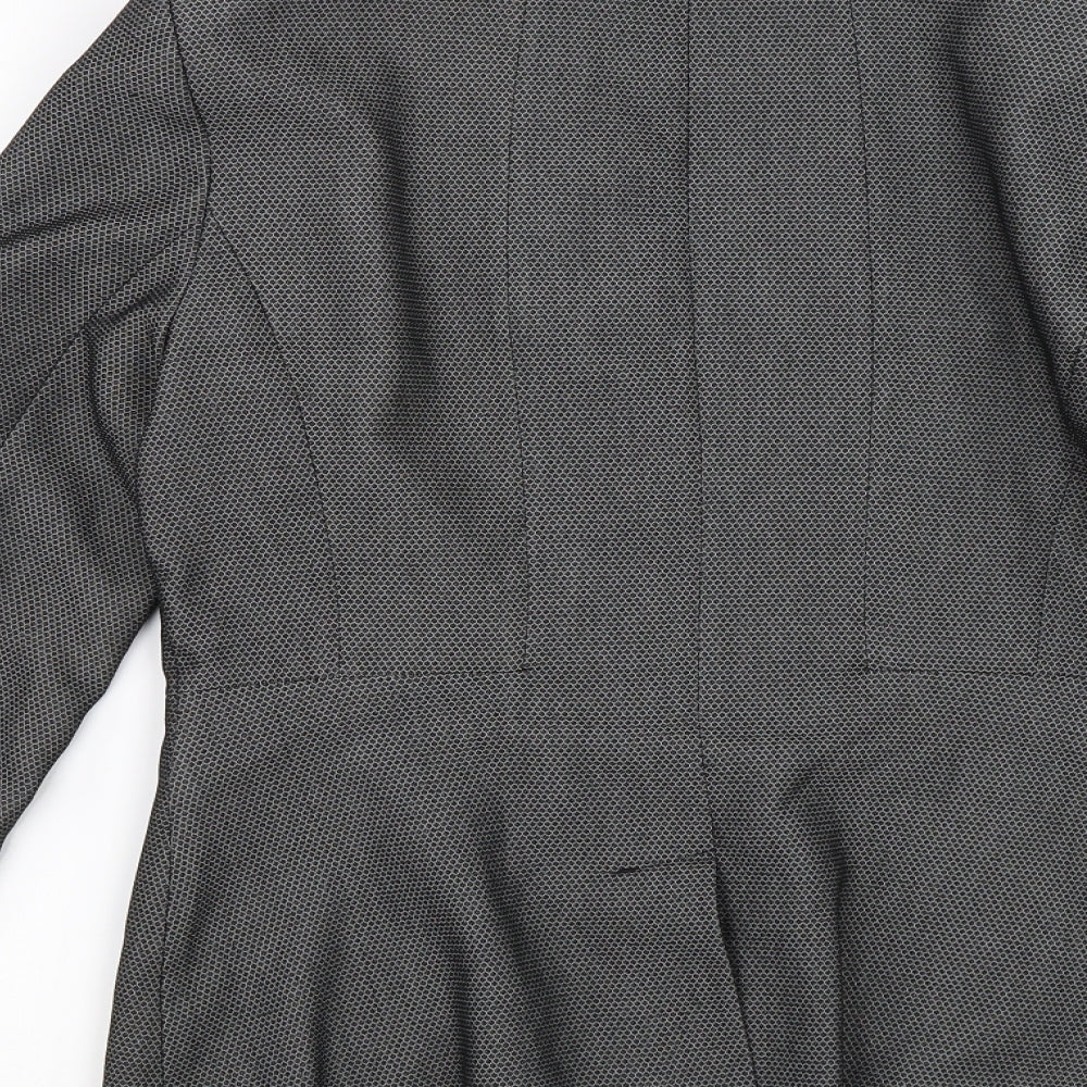 NEXT Womens Grey Jacket Suit Jacket Size 10