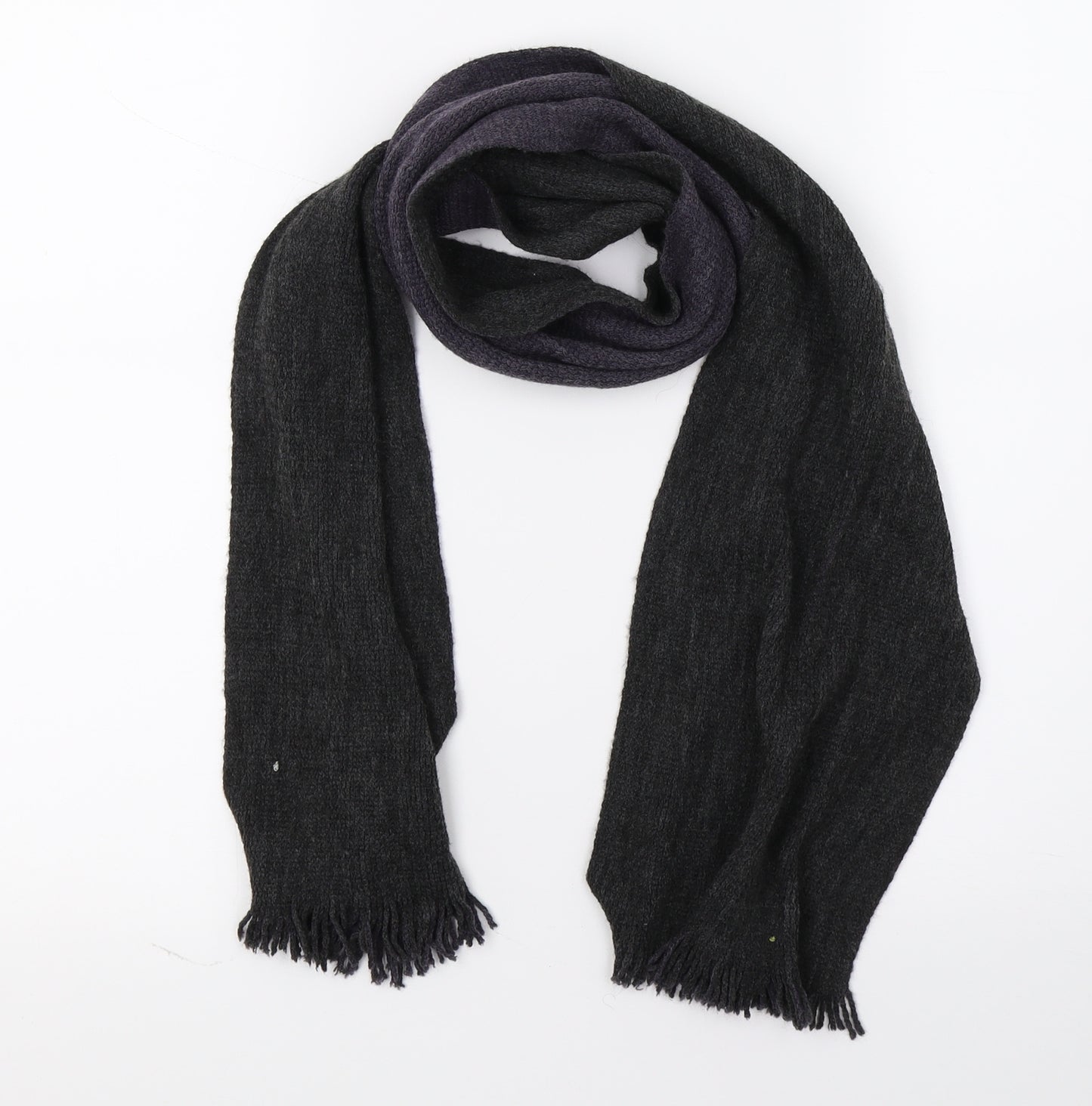 Preworn Unisex Grey Knit Scarf