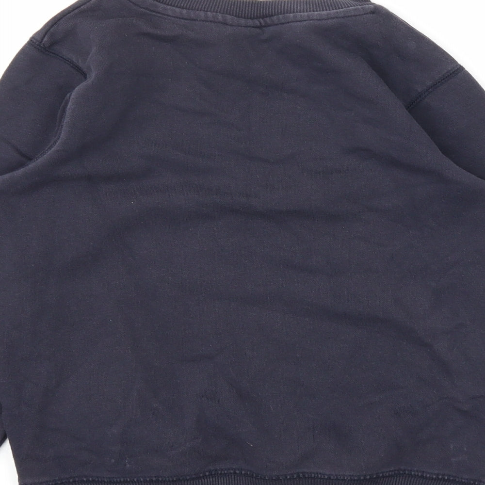 TU Boys Blue Pullover Hoodie Size 7 Years