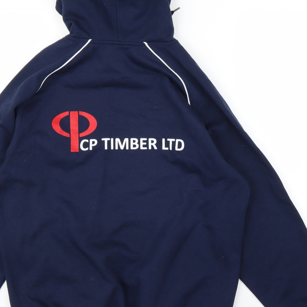 Prostar Mens Blue Pullover Hoodie Size S - Football