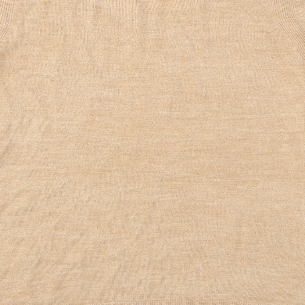 Marks and Spencer Womens Beige Pullover Jumper Size 12
