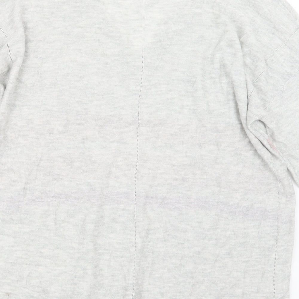 NEXT Womens Grey Knit Pullover Jumper Size 16