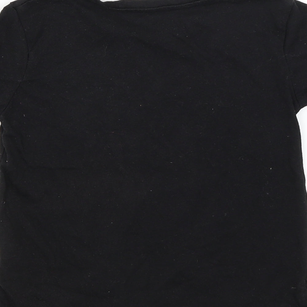Matalan Girls Black Basic T-Shirt Size 7 Years - Daughter of a Queen