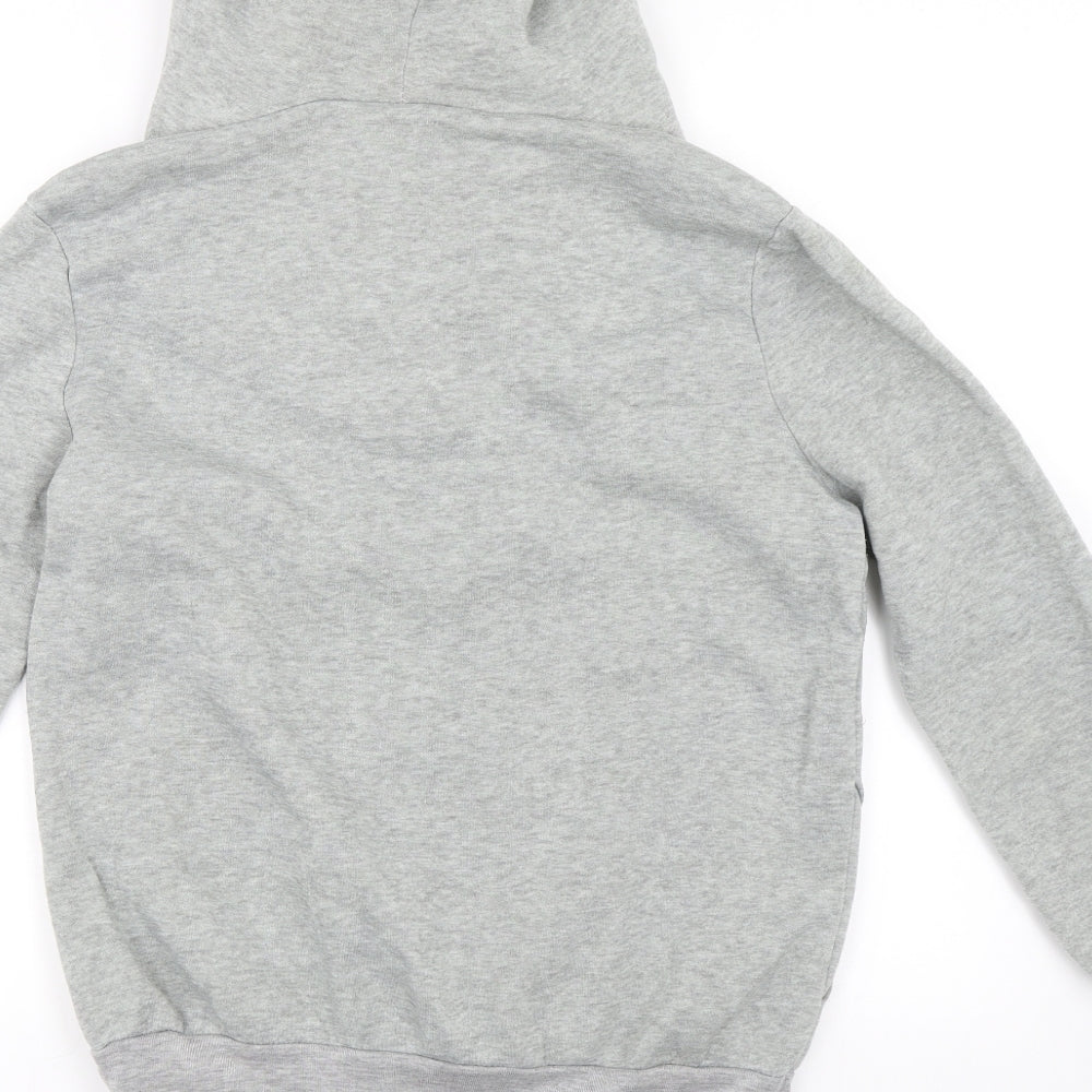 Preworn Womens Grey Full Zip Hoodie Size 2XL