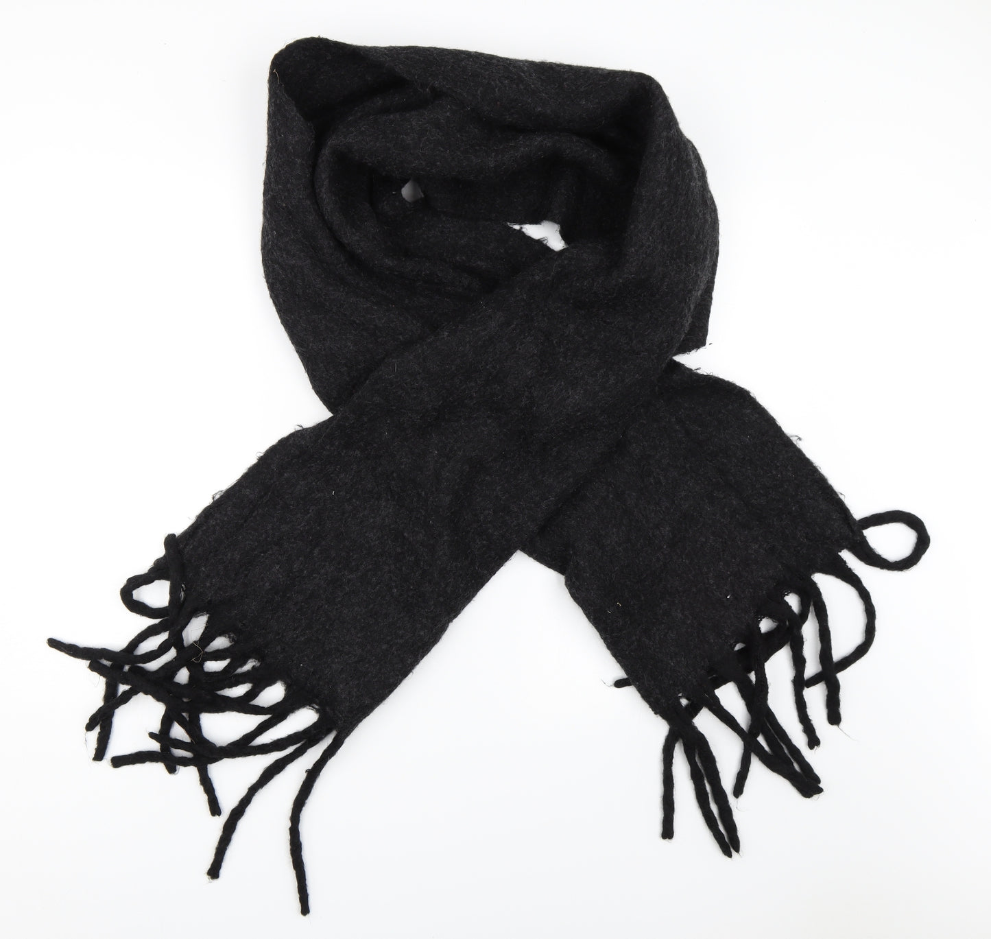 Preworn Womens Black Scarf
