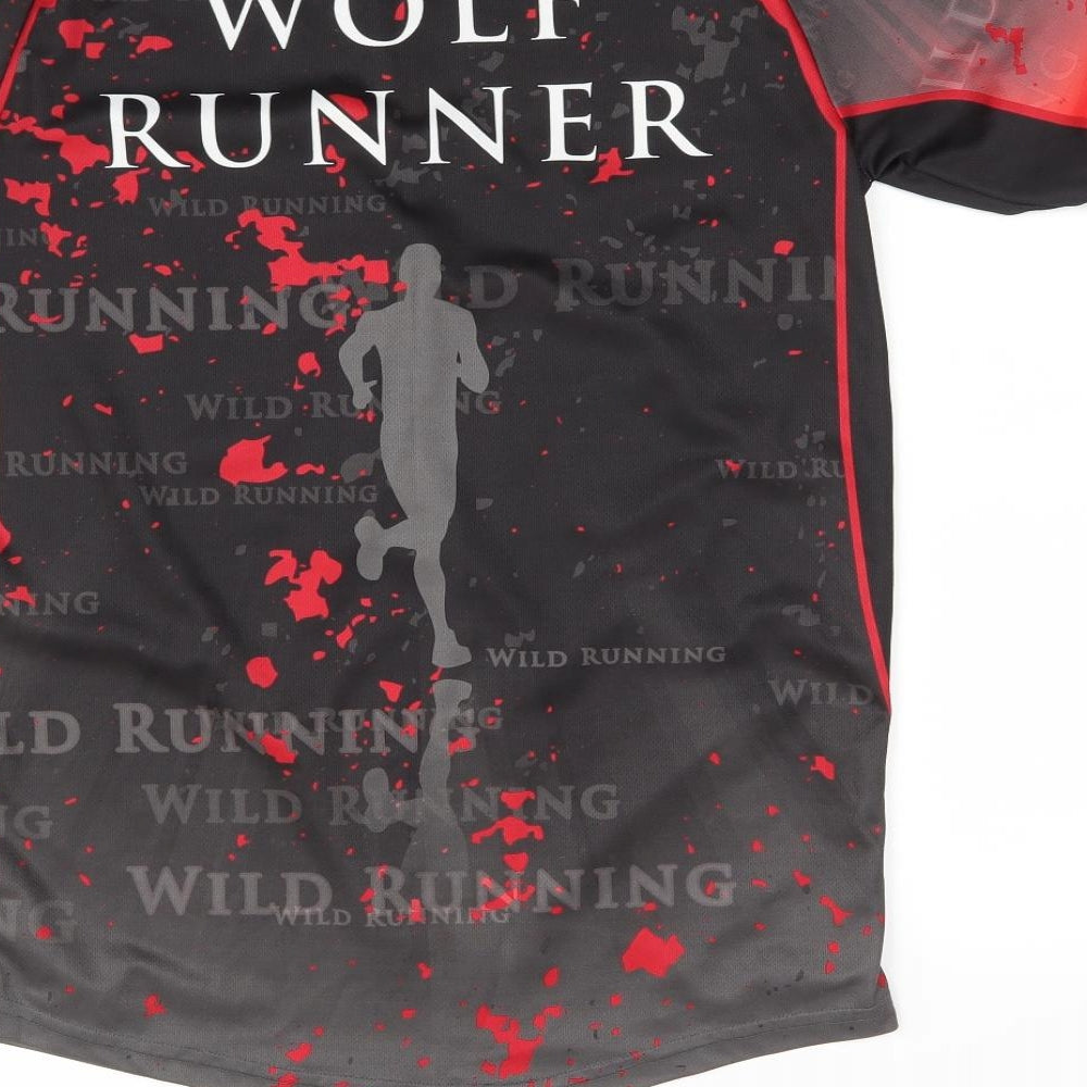 Scimitar Mens Red T-Shirt Size M - Wolf Run