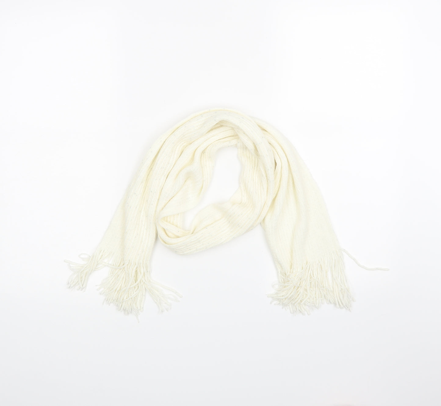 Preworn Womens White Scarf