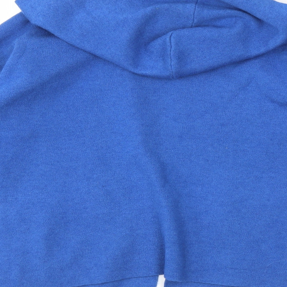 TU Womens Blue Wrap Jumper Size 12