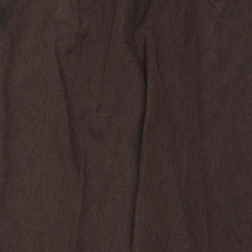 Bonmarché Womens Brown Trousers Size 14 L25 in