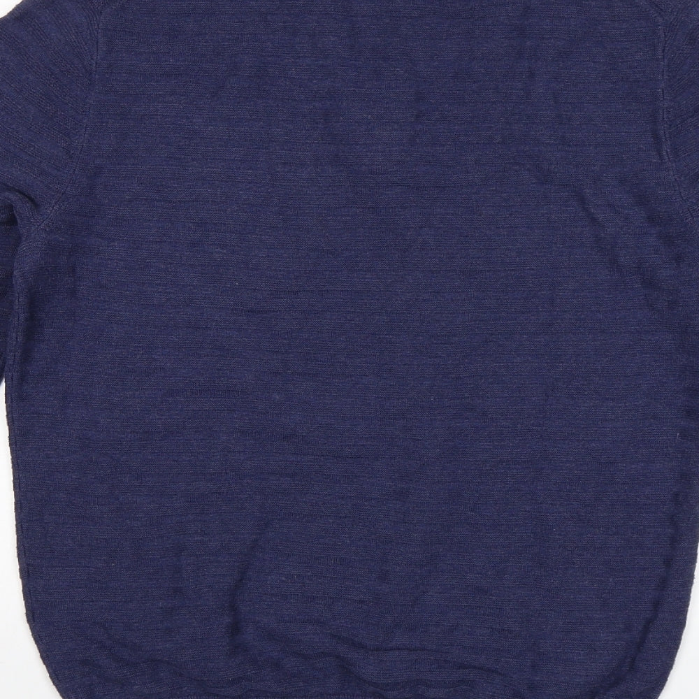 Hackett London Mens Blue Pullover Jumper Size M