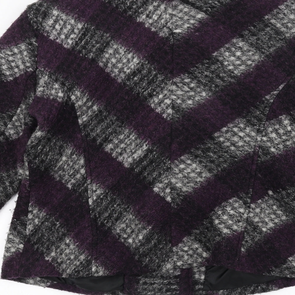 Oscar B Womens Purple Jacket Size 12