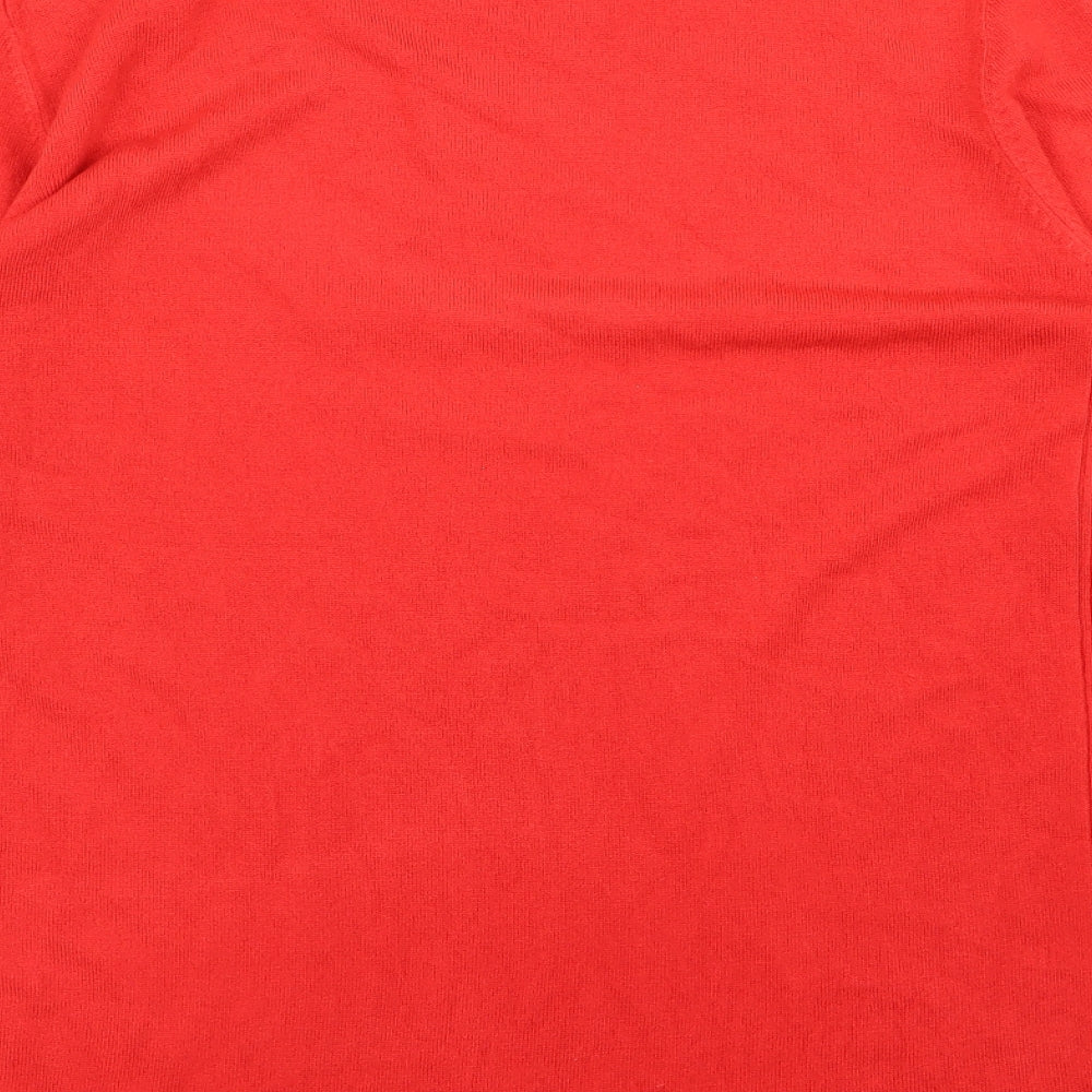 Preworn Womens Red Pullover Jumper Size 20