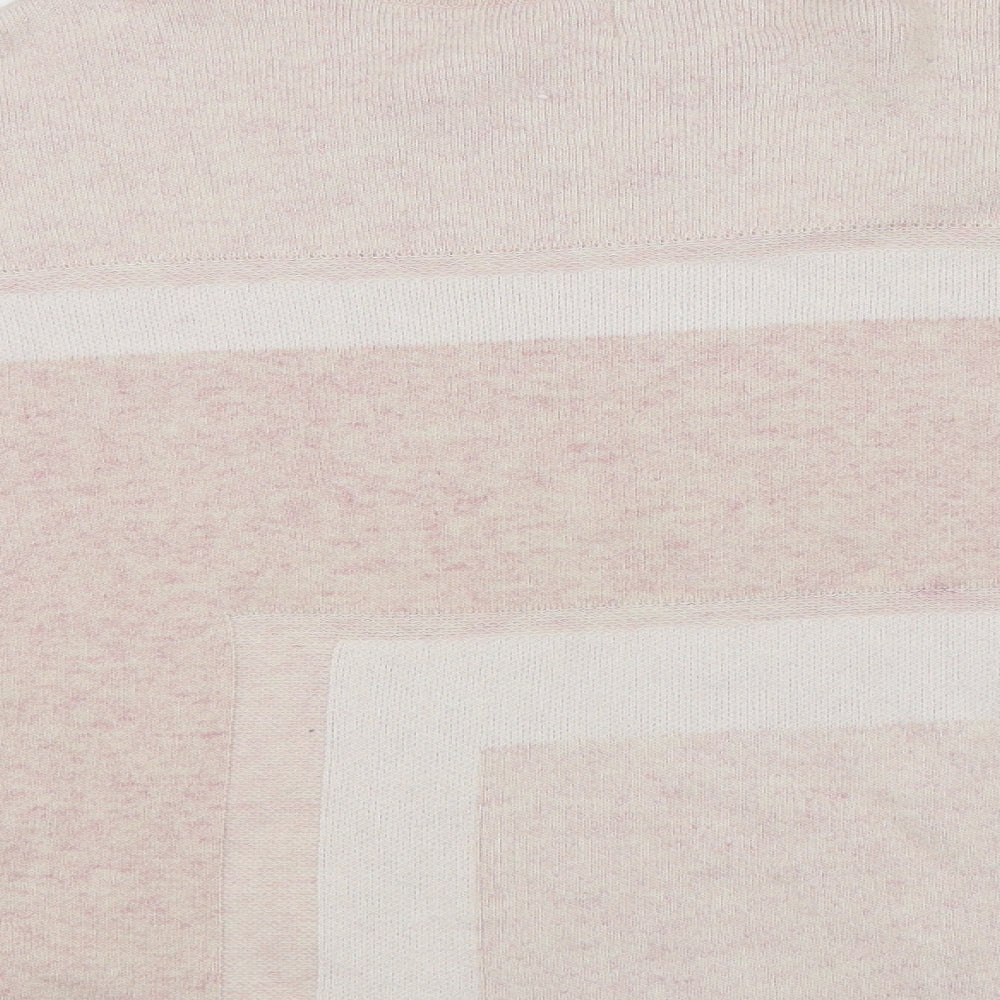 Principles Womens Pink Striped Pullover Jumper Size 10
