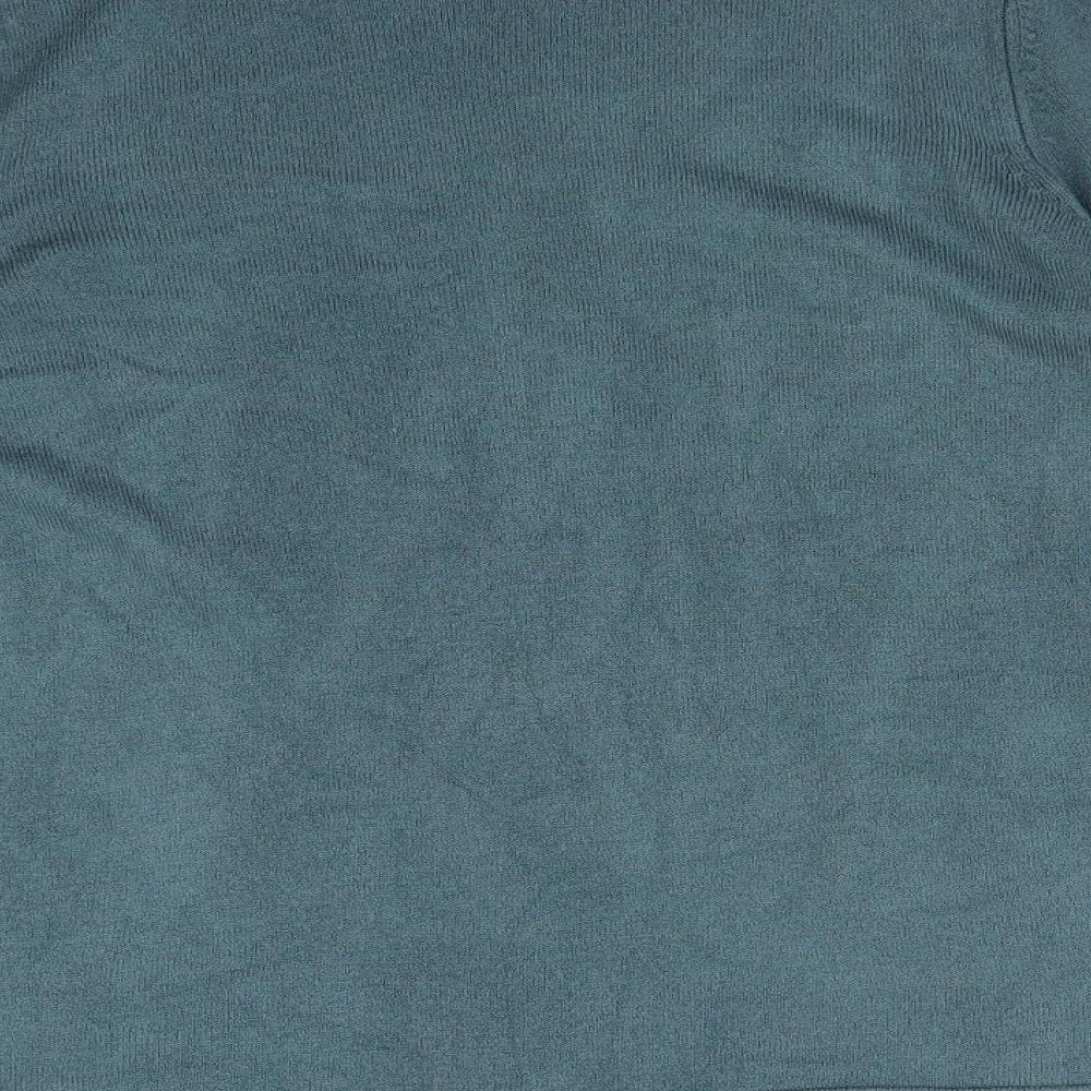 Marks and Spencer Womens Blue Pullover Jumper Size 14