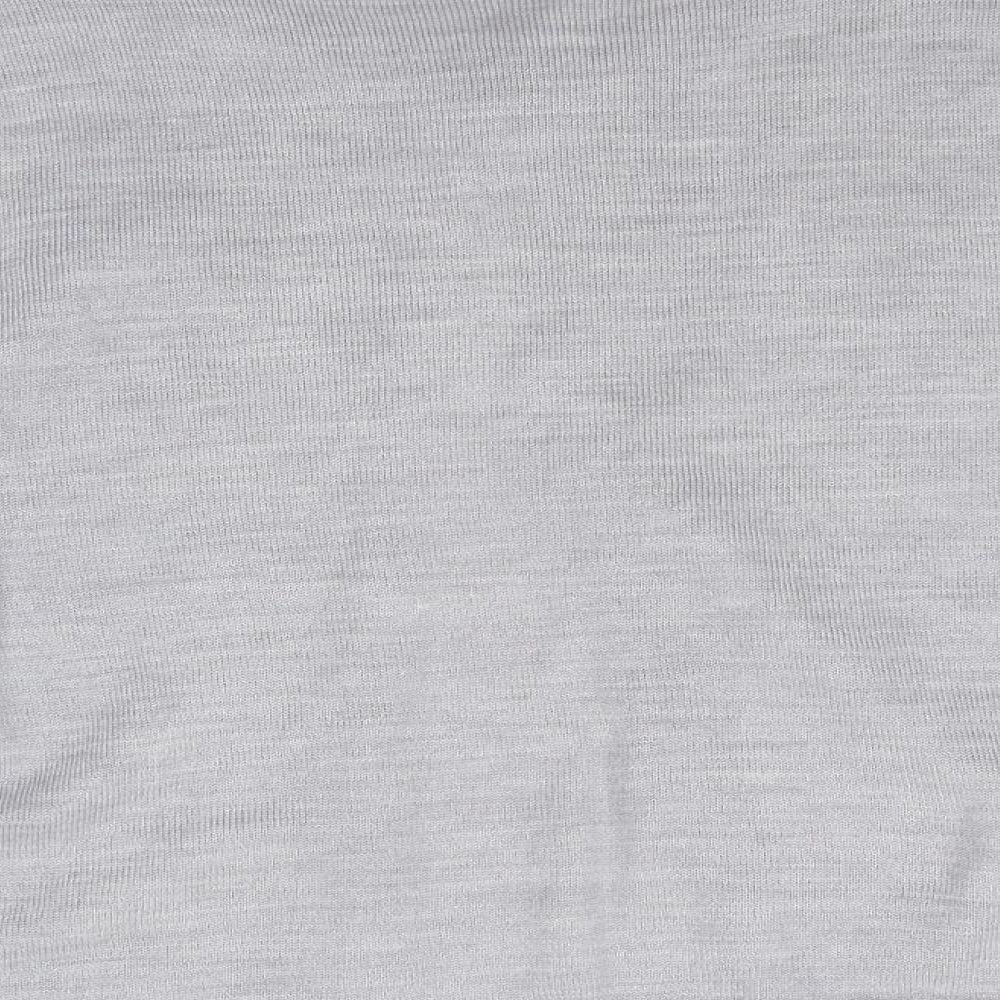 TU Womens Grey Knit Cardigan Jumper Size 10