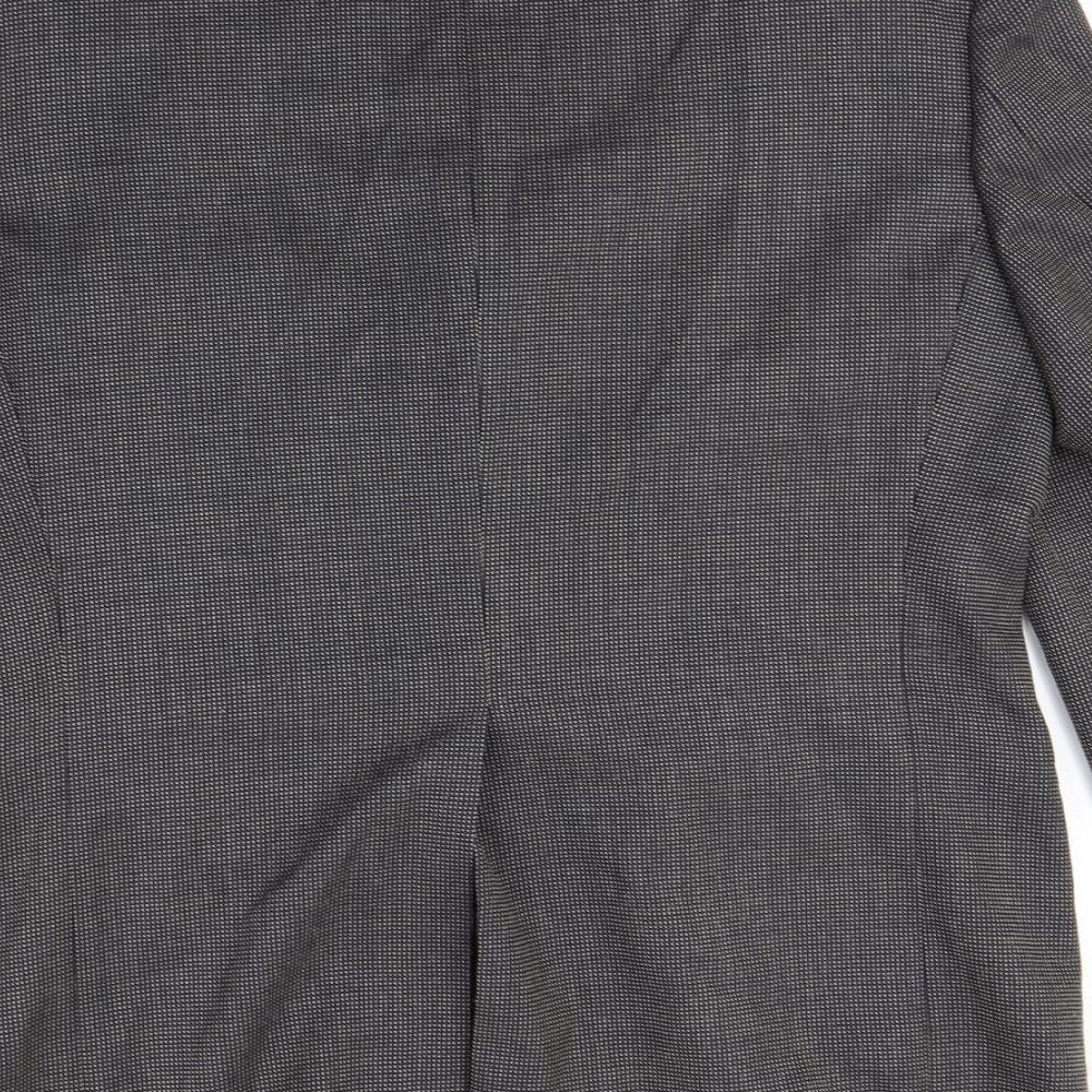 M&S Mens Blue Jacket Blazer Size 40 - shoulder pads