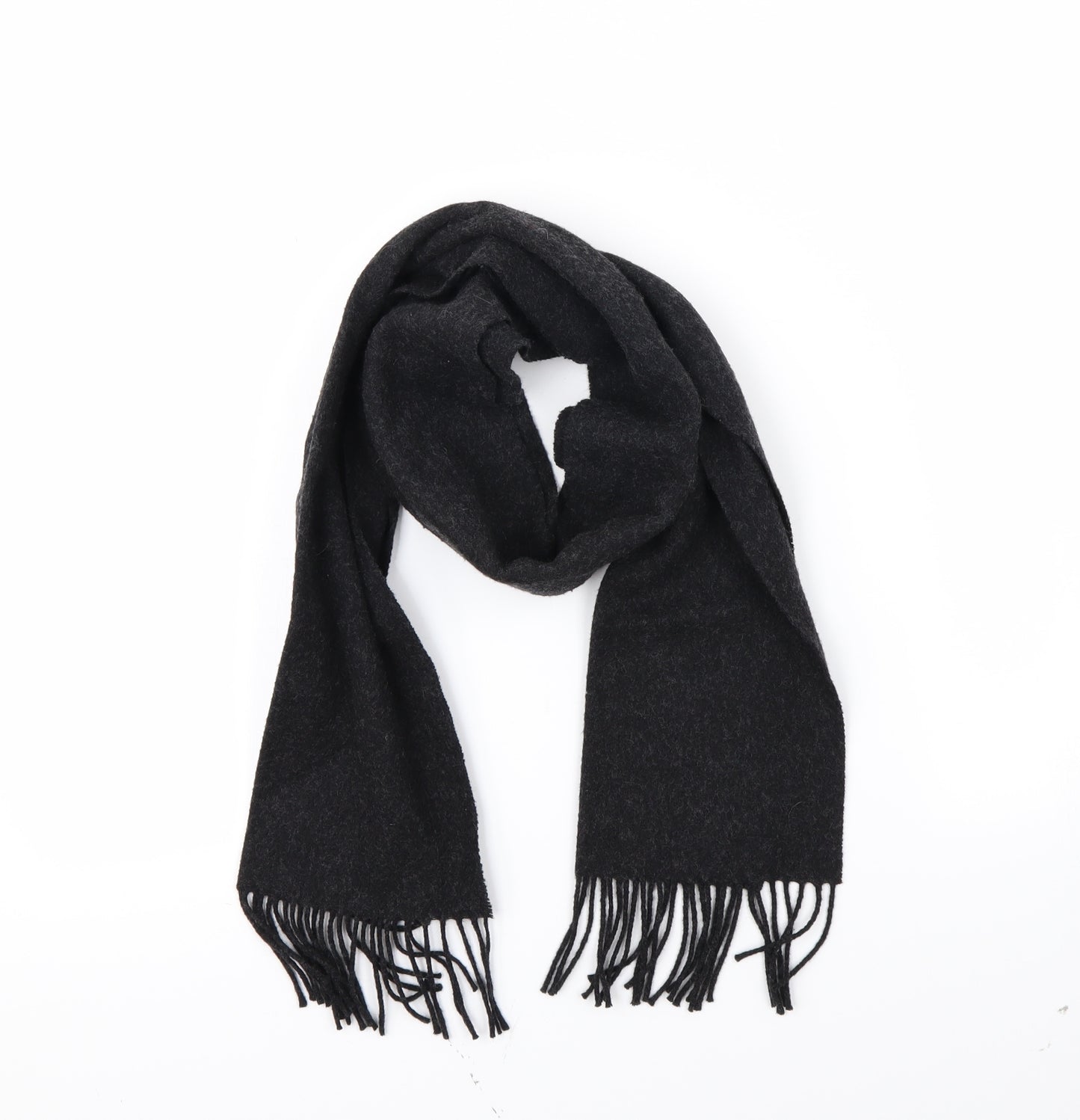 Preworn Womens Black Scarf