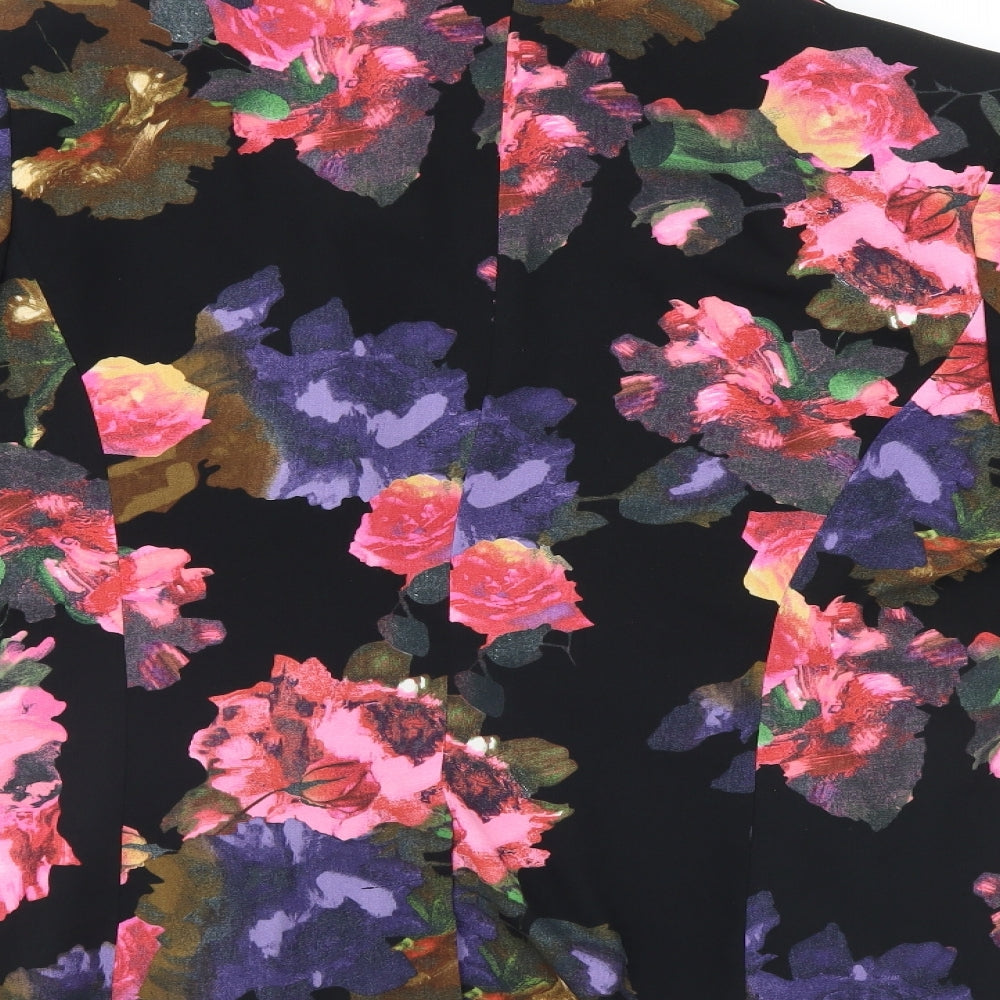 TU Womens Multicoloured Floral Jacket Suit Jacket Size 16